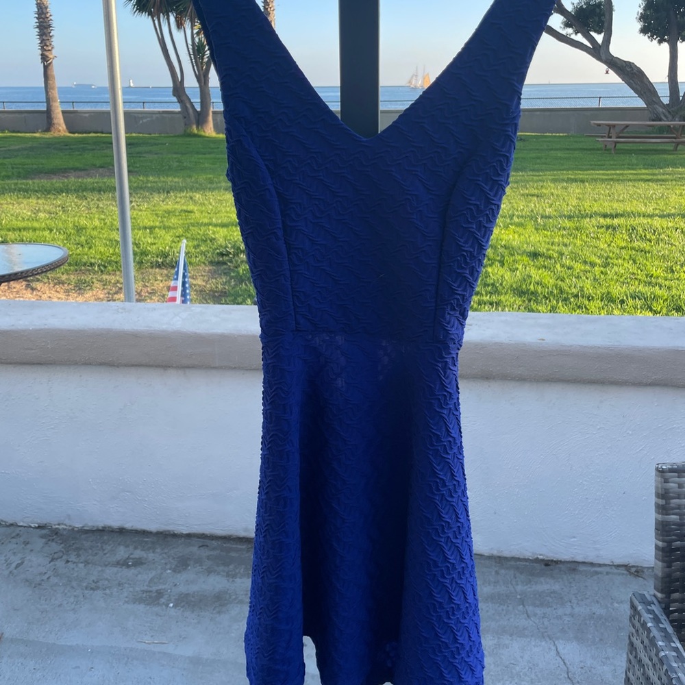Blue dress